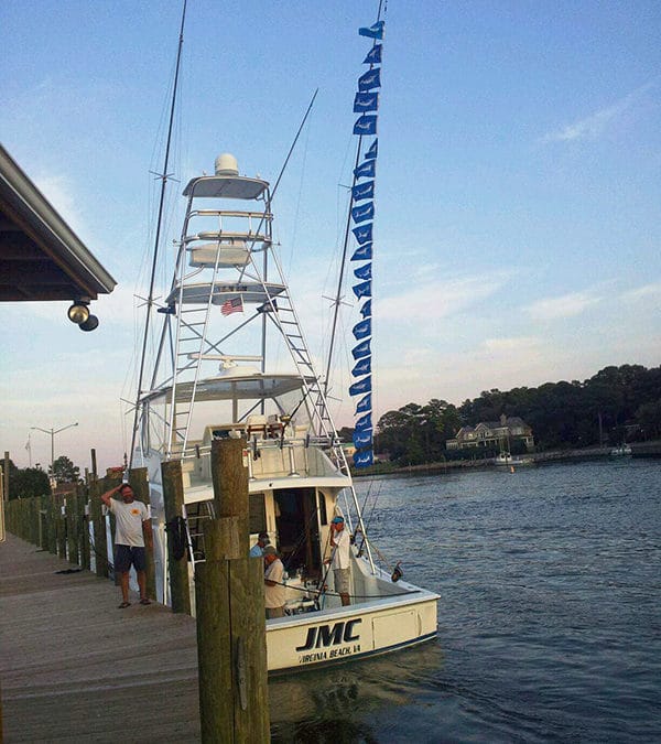 A Hatteras Dominates the White Marlin Scene