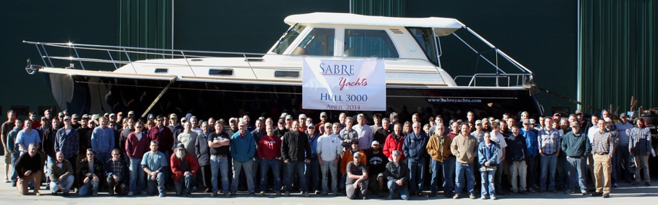 Sabre Yachts Ships 3000th Hull