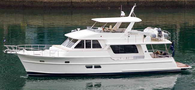 Grand Banks Debuts the New Aleutian 55 RP at FLIBS 2014