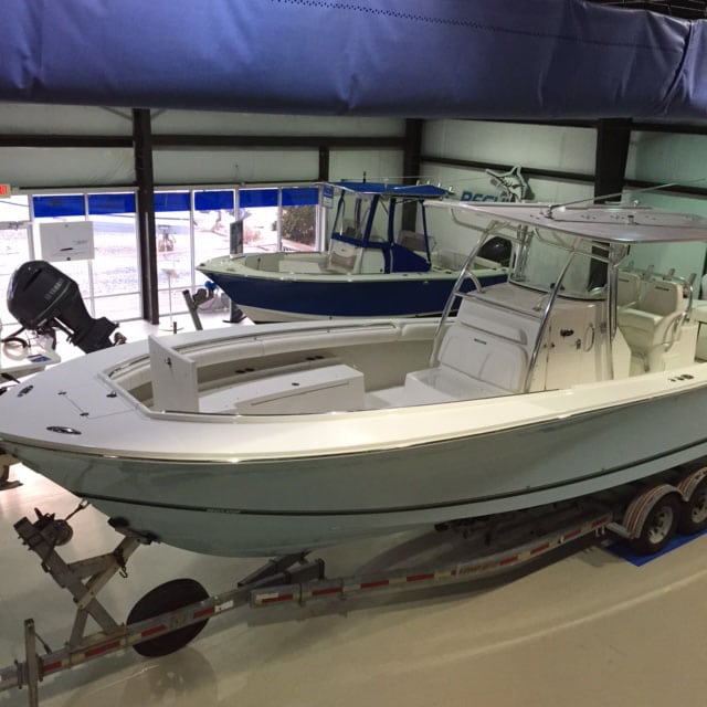 Wanchese Showroom Full of Boats