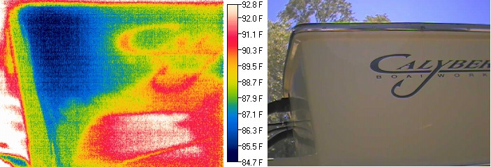 stbd stern transom moisture