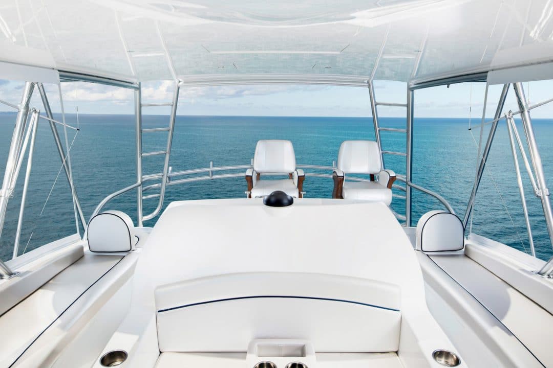 58C flybridge looking aft