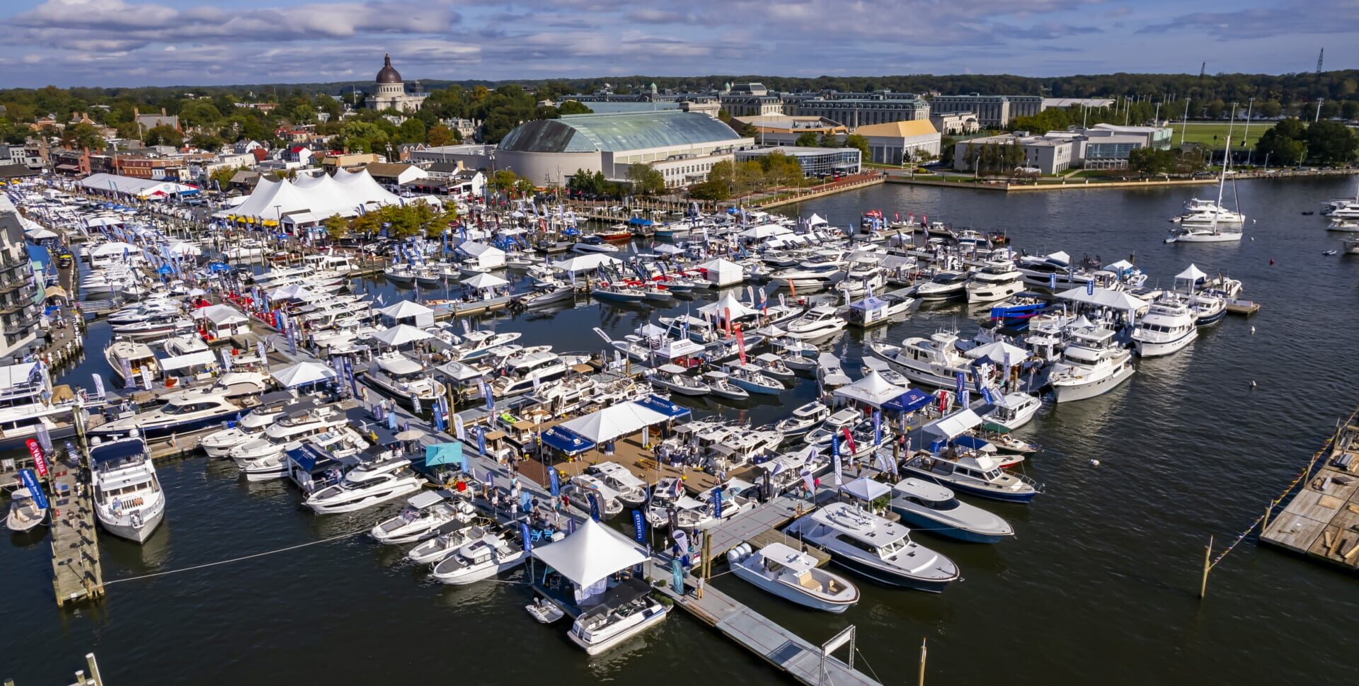 Annapolis Powerboat Show display