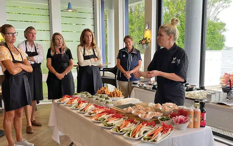 Cooking class with professional chef at Safe Harbor Old Port Cove